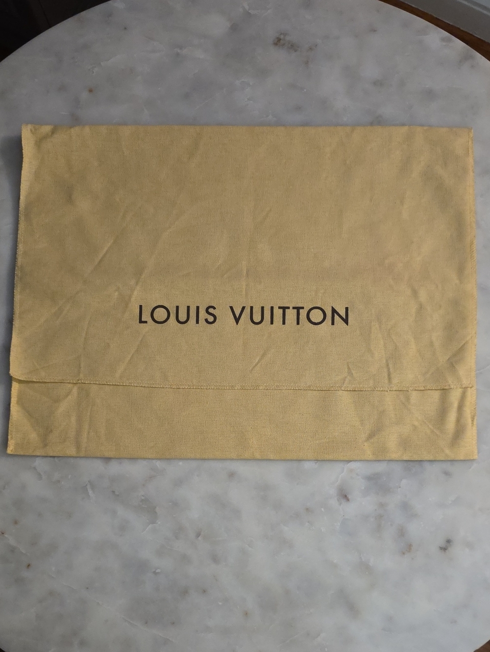Louis Vuitton Dustbag In Beige Canvas-17.75"Wx13.3"H